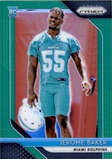 2018 Panini Prizm Prizms Green #264 Jerome Baker - FB