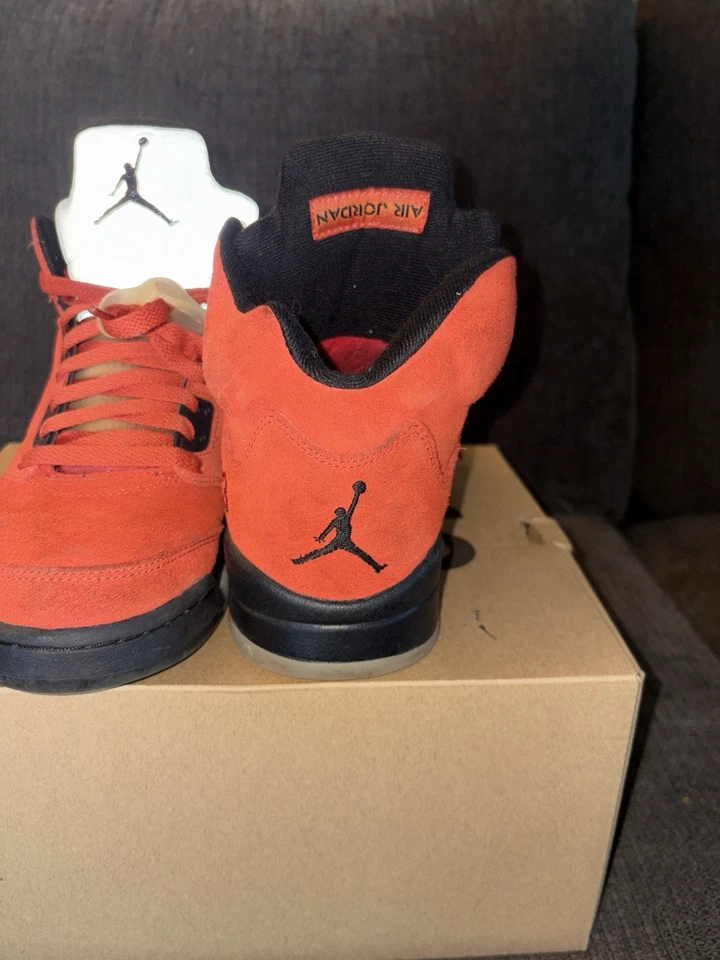 Zapatillas Air Jordan Naranja Quemado Gamuza Para Mujer Talla 9 Excelente Estado Foto 3 de 4