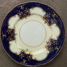 Royal Worcester 11 Cobalt Blue Dinner Plates ...