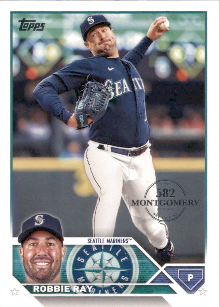 2023 Topps 582 Montgomery Club - Robbie Ray Seattle Mariners Card #235