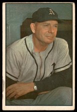 1953 Bowman Color #31  JIMMY DYKES  Mgr  Philadelphia Athletics  VG+ (L Edge)