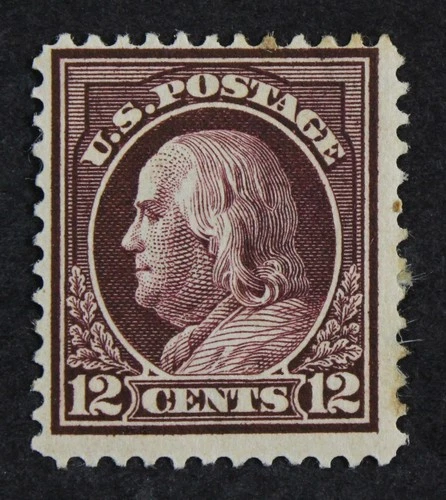 CKStamps: US Stamps Collection Scott#417 12c Franklin Mint HR OG