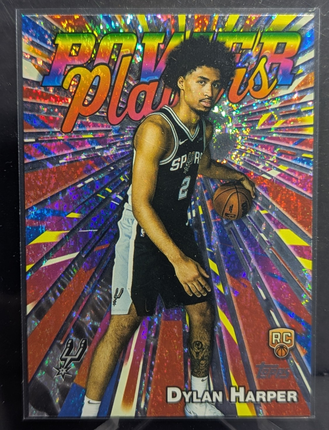 2025-26 Topps - Power Players - Dylan Harper - #PP-17 Holofoil Rookie (RC) Spurs