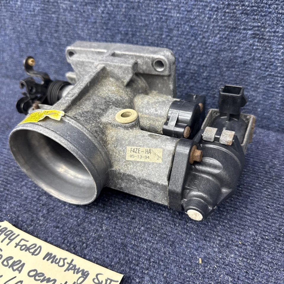Ford Mustang Svt Cobra 302 1995 5,0 L carrocería de acelerador original OEM 1994 Sn95 5,0 Foto 3 de 4