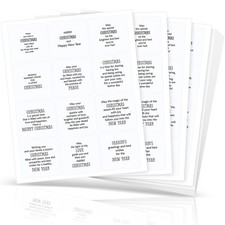 Watersay 240 Christmas Verses Peelable Stickers Card Making Scrapbooking