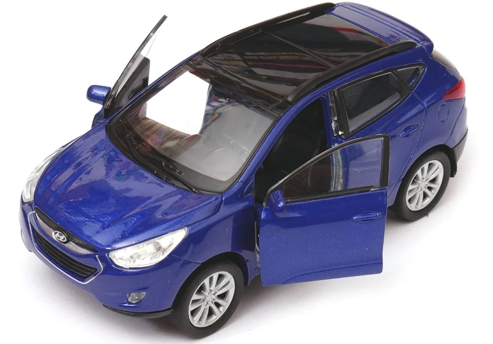 Welly Hyundai Tucson IX 35 фиолетовый металлик 1:34 1:39 масштаб автомобиля США пошлины оплачены - Изображение 2 из 4