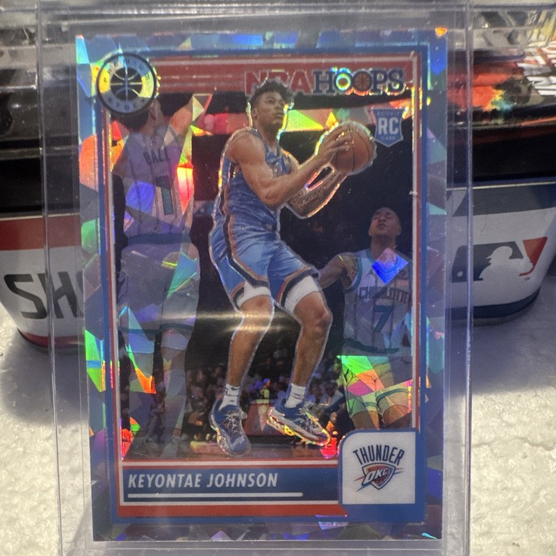 Keyontae Johnson 2023-24 Panini NBA Hoops Premium Stock Prizm #170 RC Thunder