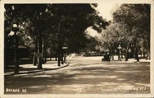 Mexico City, Bosque de Chapultepec Original Vintage Real Photo Postcard RPPC