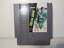 Metal Gear Nintendo NES Game Cartridge Tested 