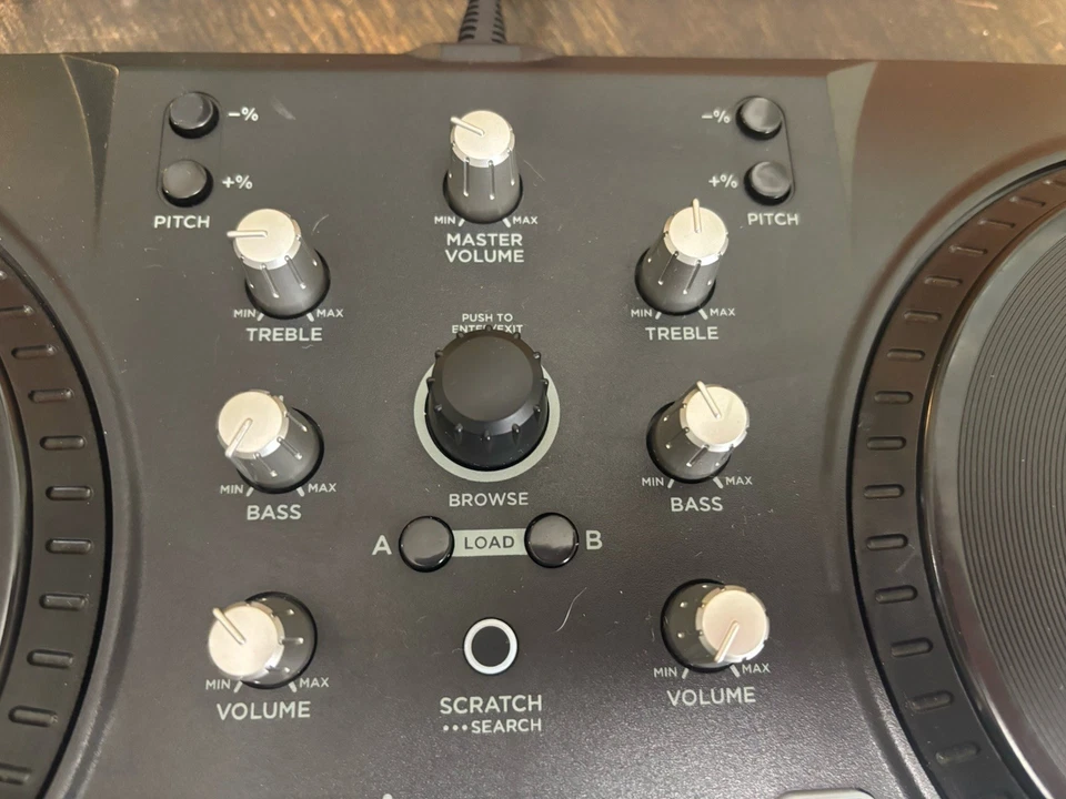 Ion Discover DJ Computer System Dual Turntable USB Controller for Mac PC Working - Image 4 of 4