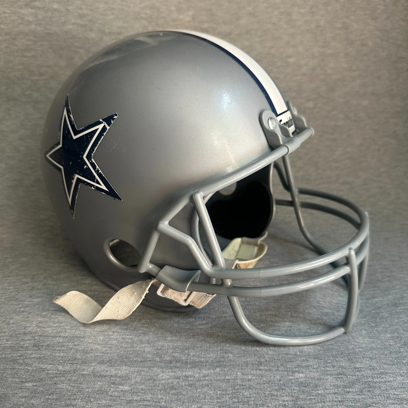 Dallas Cowboys Franklin Kids Plastic Football Helmet Silver