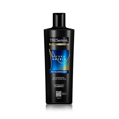 TRESemme Hydra Matrix Shampoo 340ml, Polyglutamic Acid, Paraben Free, Detox