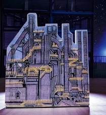Bethlehem Steel blast furnace replica by Ron Edelheiser's Illusions Studios
