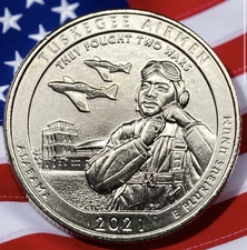 2021 P Tuskegee Airmen Quarter circulated U.S. Mint Coin 🇺🇸