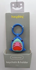 Heyday Brand SHARK Keychain & Holder Compatible with Apple AirTag NWT