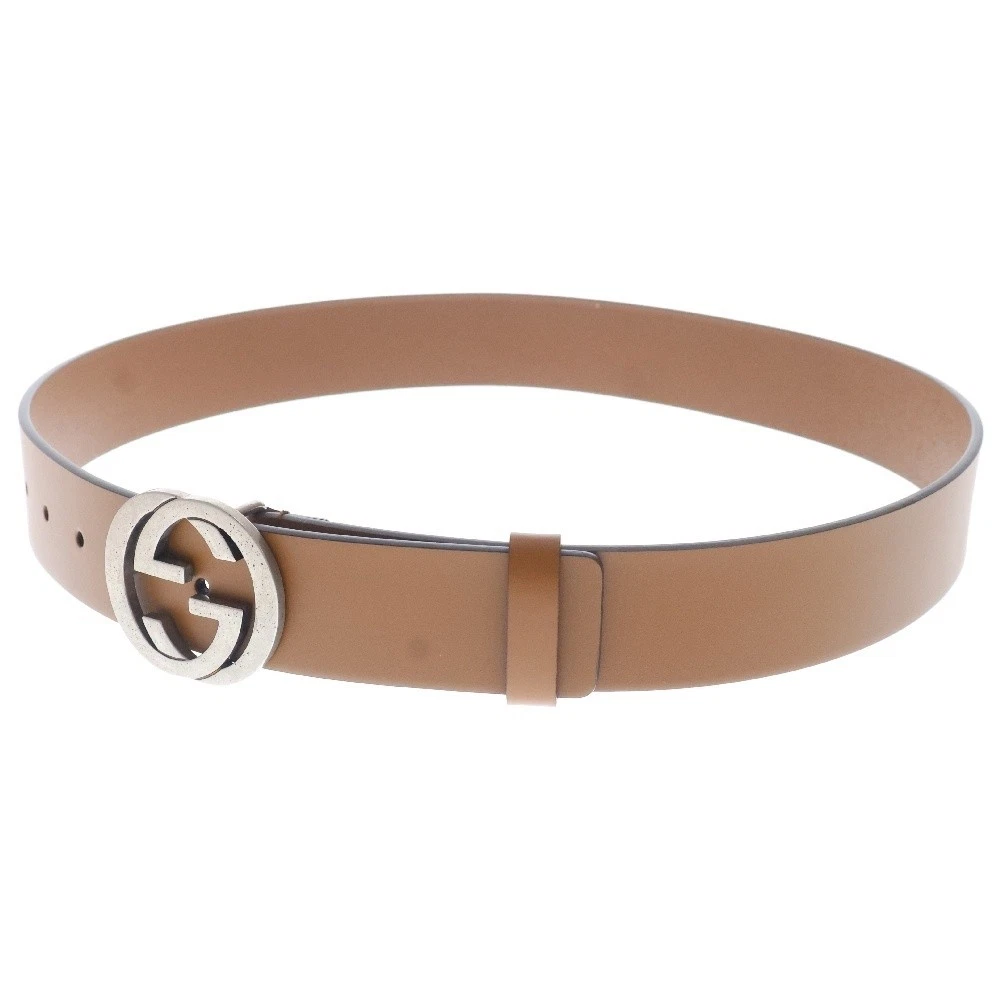Ceinture Gucci en cuir marron à emboîtement G 34 po Classique homme 105 cm, occasion