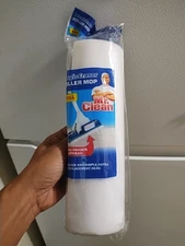 Mr. Clean Magic Cleaning Eraser Blue and White Roller Mop Refill  White 