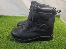 ALL IN MOTION Kids GIRLS/BOYS Winter Snow BOOTS Target Black Leather-Size 3