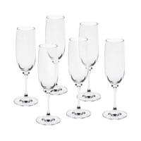 Sektglas 6Er-Set Condor Optik 190Ml Kelch Schampus Champagner Bleikristall Klar