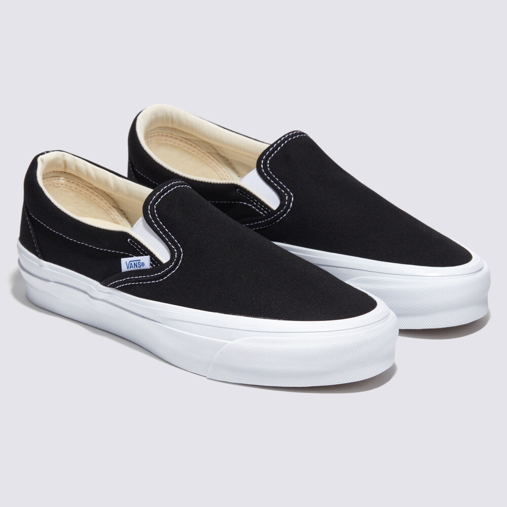 VANS PREMIUM SLIP-ON REISSUE 98　28cm VN000CESBLK] Women's Vans Premium Slip On Reissue 98 LX