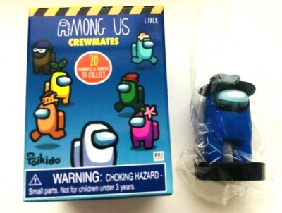 Toikido AMONG US Crewmates Stampers Blind Vinyl Mini HtF * Blue