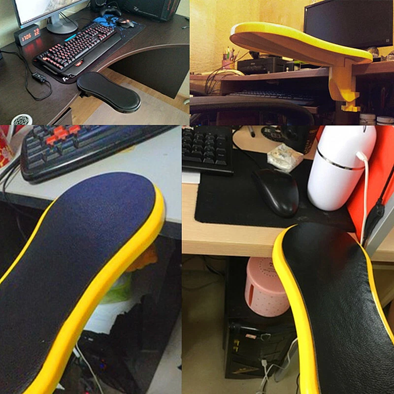 US Attachable Armrest Pad Desk Computer Table Arm Support Mouse Pads Arm Wrist - Image 4 of 4