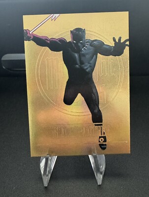 2023 Fleer Ultra Midnight Sons BLACK PANTHER Gold Medallion #12/200