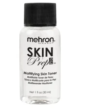 Mehron Skin Prep Pro Primer No Sweat Pre-Makeup Skin Toner Moisture Barrier-1 oz