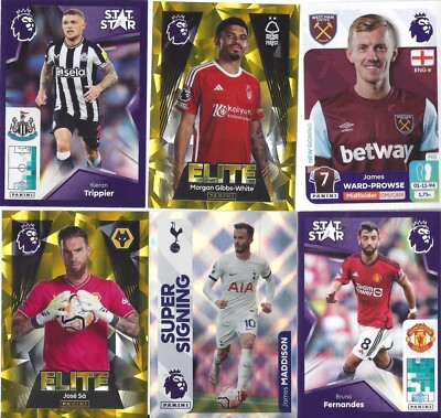 Panini Premier League 2024 23/24 Aufkleber Aufkleber Sammlung #434 - #636