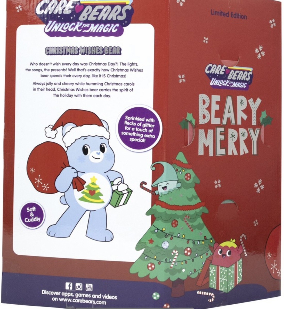 Care Bears Christmas Wishes Plush Limited Edition Bear 2023