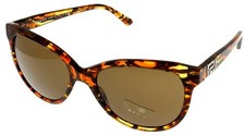 Versace Sunglasses Women Brown Havana VE4246B 5003/73 Oval Fashion