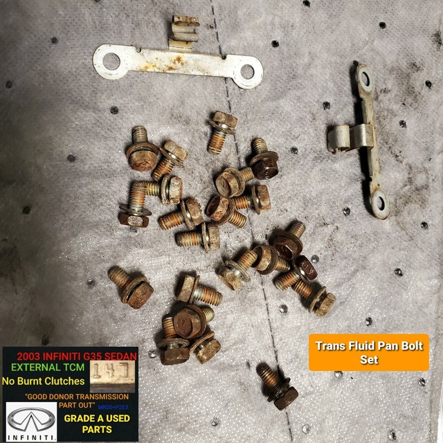 *RE5R05A TRANSMISSION FLUID PAN BOLT SET* for 2003 INFINITI G35 OEM