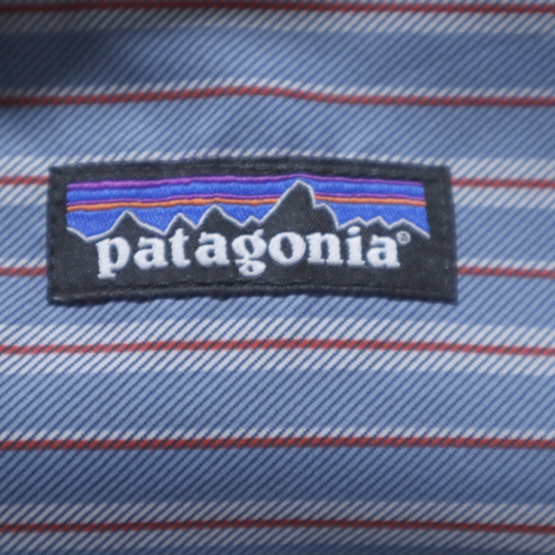 Patagonia Light & Variable Windbreaker Striped Jacket Gray Men's XL