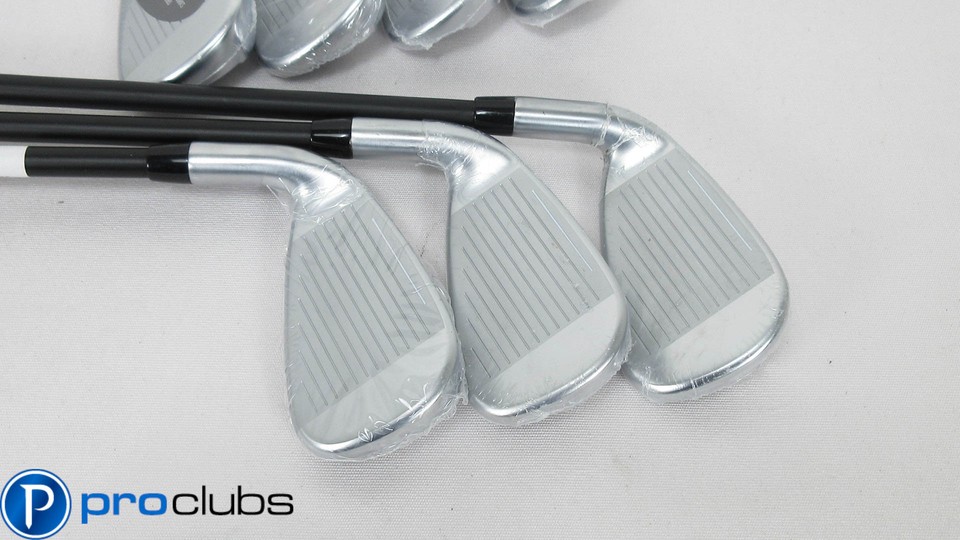 NEW COBRA AIRX IRONS 5PW,GW GRAPHITE KBS PGI 85 STIFF FLEX w