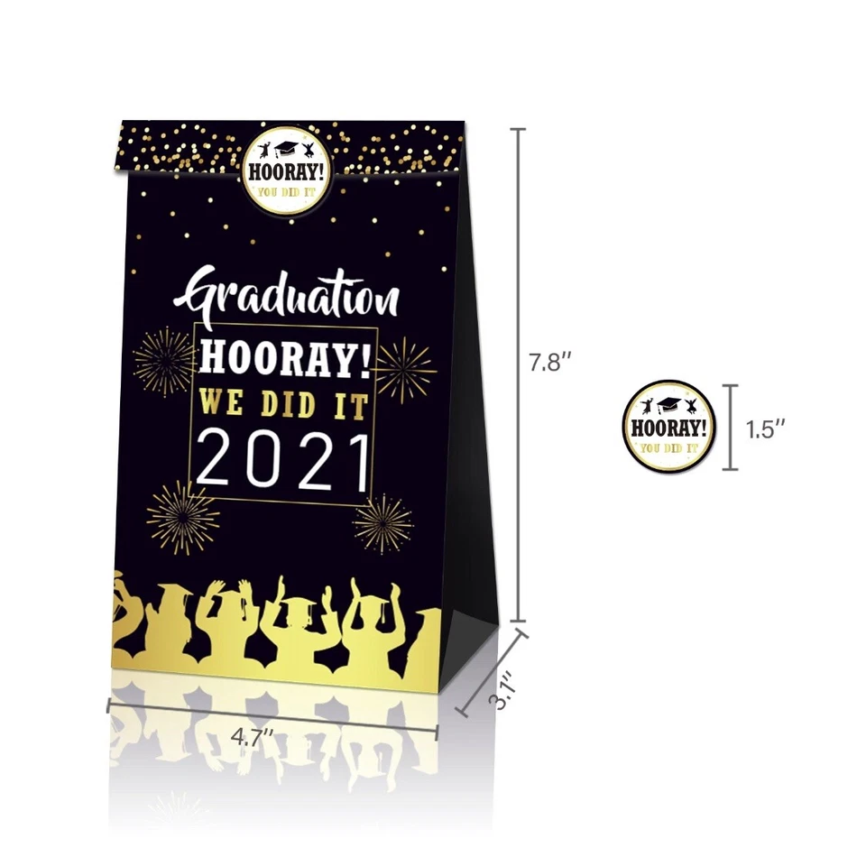 Bolsas de regalo de graduación 2021 Foto 3 de 4