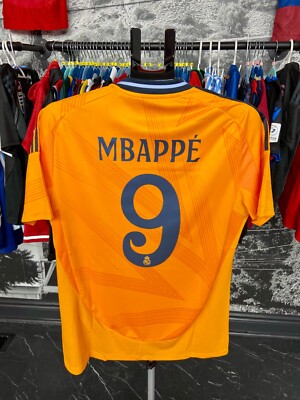 NWT AUTHENTIC Adidas Real Madrid 2024-25 Mbappe #9 Away Jersey