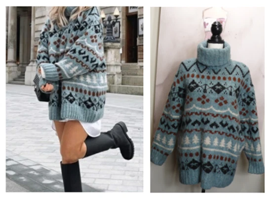 Zara oversized knit sale
