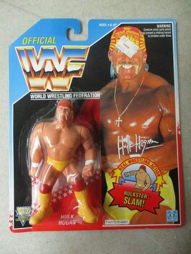 SEALED MOC VTG 1992 WWF HULK HOGAN HULKSTER SLAM F...