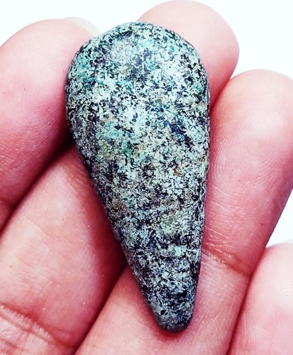 100% Natural Turquoise Loose Gemstone 19.10 Ct Certified With Free Shipping - Picture 2 of 7