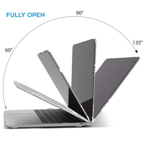 IBENZER Case for MacBook Air 13 11 M3 A3113 M2 A2681 A2337 A1466 Keyboard Cover - Picture 302 of 361