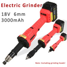 Electric Straight Grinder Handheld Variable Speed Grinding Machine 6mm 1200W 18V