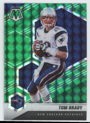 2021 Mosaic Football Tom Brady Green Mosaic