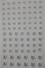 CraftbuddyUS 86pcs 6,8 & 10mm Self Adhesive Clear Diamante STARS Stick On Gems