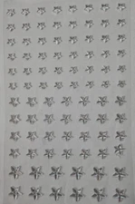CraftbuddyUS 86pcs 6,8 & 10mm Self Adhesive Clear Diamante STARS Stick On Gems