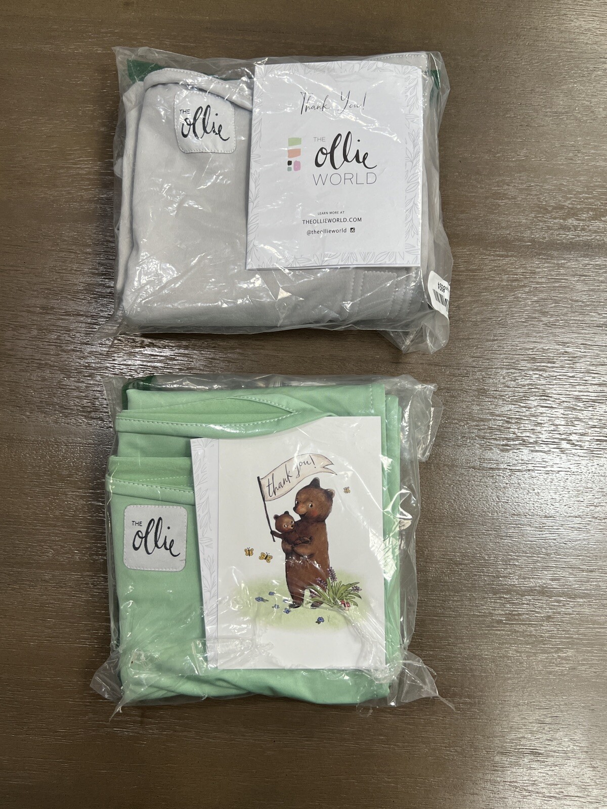 TWO NEW The Ollie World Swaddle Bundle Meadow & Stone Open Box eBay