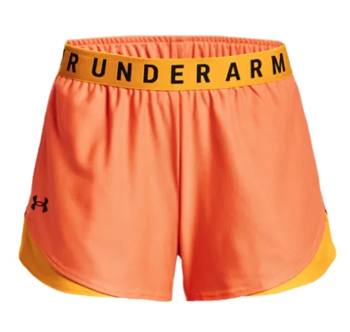 Womens orange under armour shorts deals