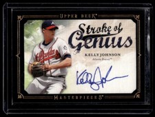 2008 Upper Deck Masterpieces Stroke of Genius Signatures Kelly Johnson Auto