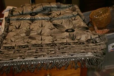 BLACK Paisley Women's Scarf Fringe 28"x80" Shawl 100% Rayon MADE IN INDIA