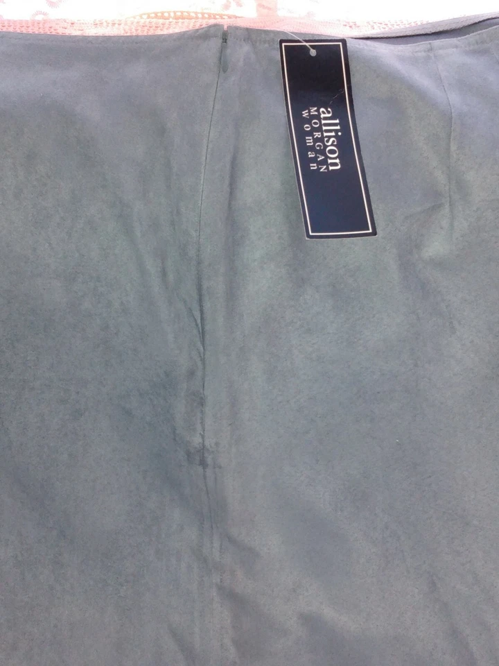 women's Allison Morgan skirt 1x blue brush cotton feel ✅ measurements - Image 4 of 4