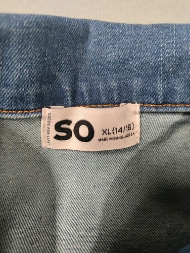 Goods For Life SO Youth Button Up Jean Jacket Size XL Pre-loved - Picture 2 of 11